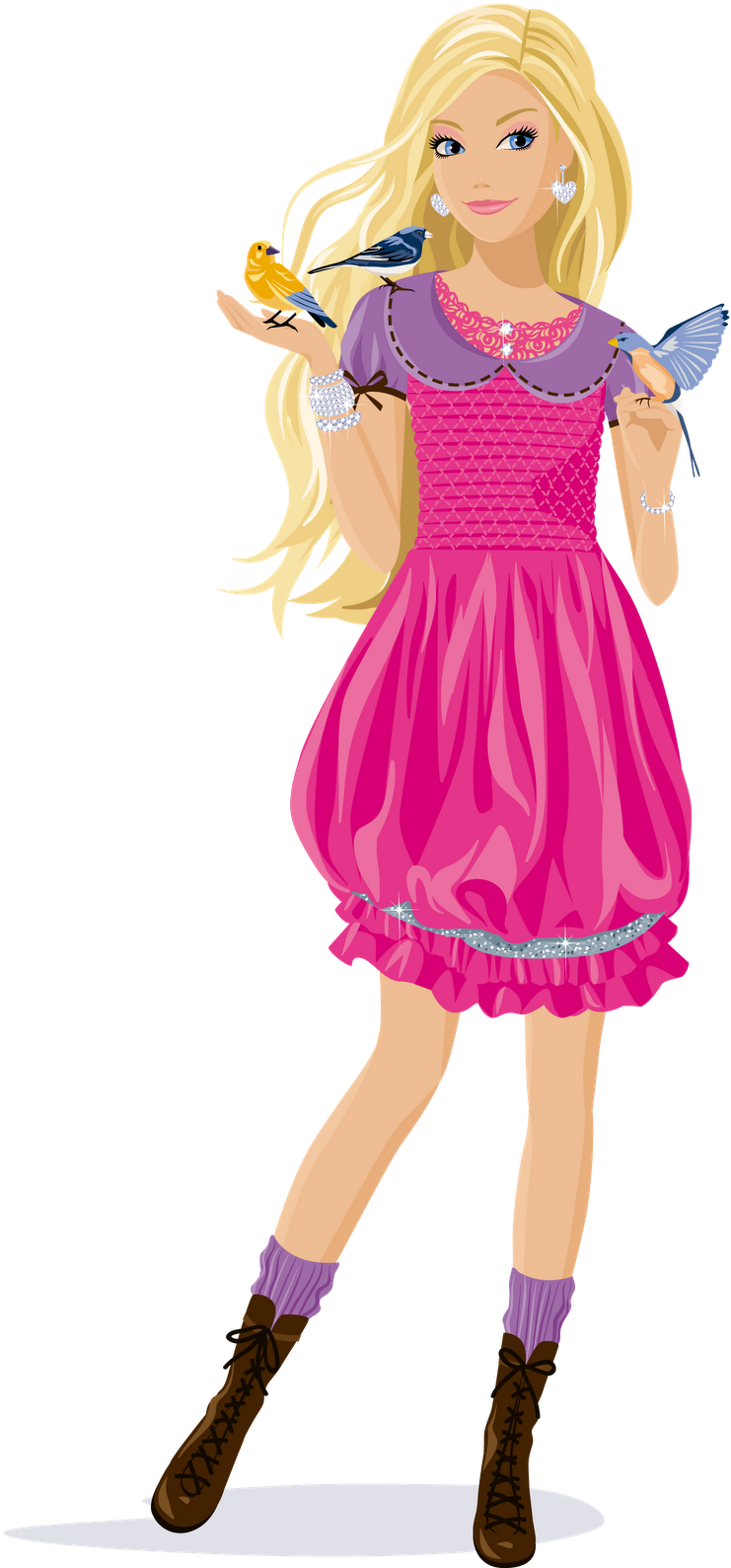 Beautiful Barbie PNG Image Background PNG Arts