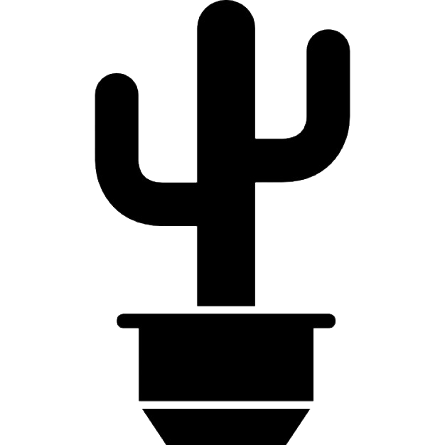 Cactus Symbol PNG Background Image