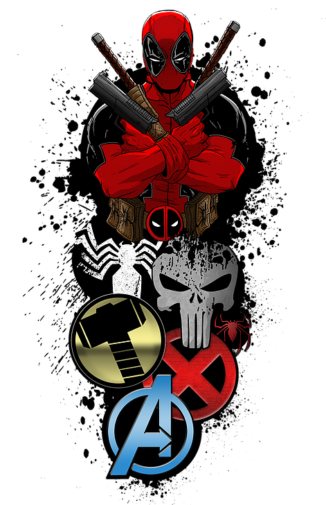 Deadpool PNG-transparentes Bild