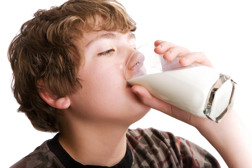 Drinking Milk PNG Pic