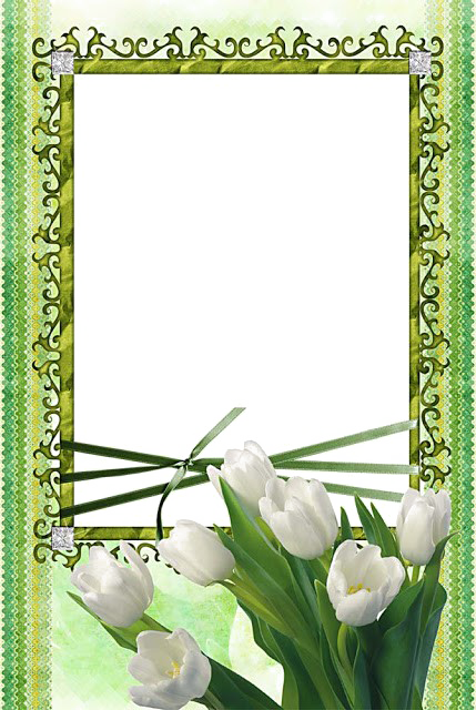 Imagem de PNG frame de flor