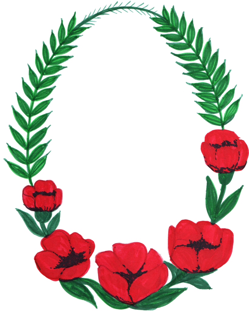 Quadro de flor PNG imagem