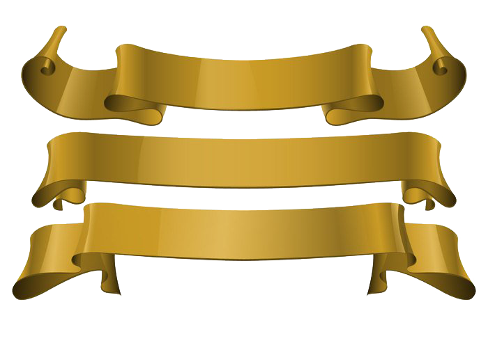 Gold Ribbon PNG Download Afbeelding