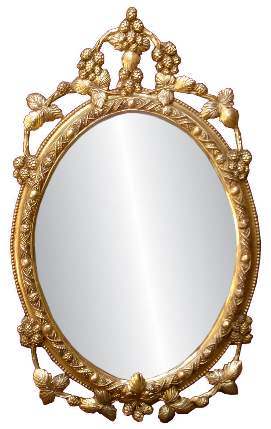 Gouden spiegel frame PNG Gratis Download