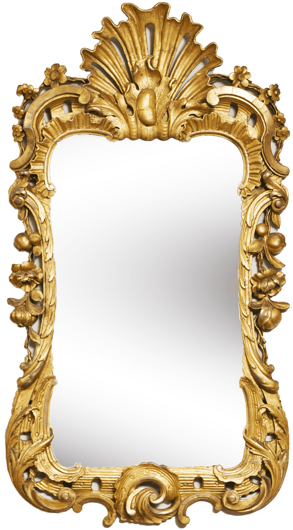Gouden spiegel frame PNG hoogwaardige Afbeelding