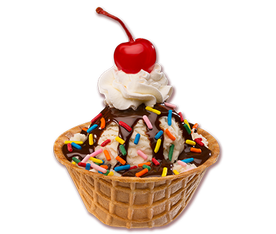 Ice Cream Waffle PNG Download Image