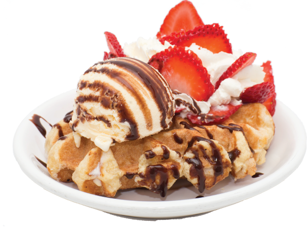 Ice Cream Waffle PNG Free Download