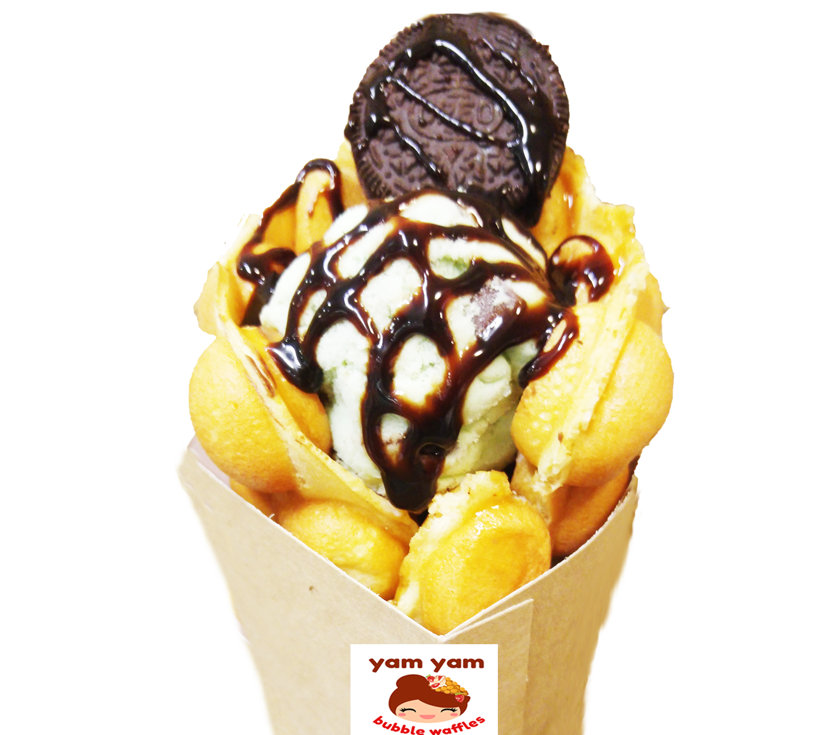 Ice Cream Waffle PNG High-Quality Image