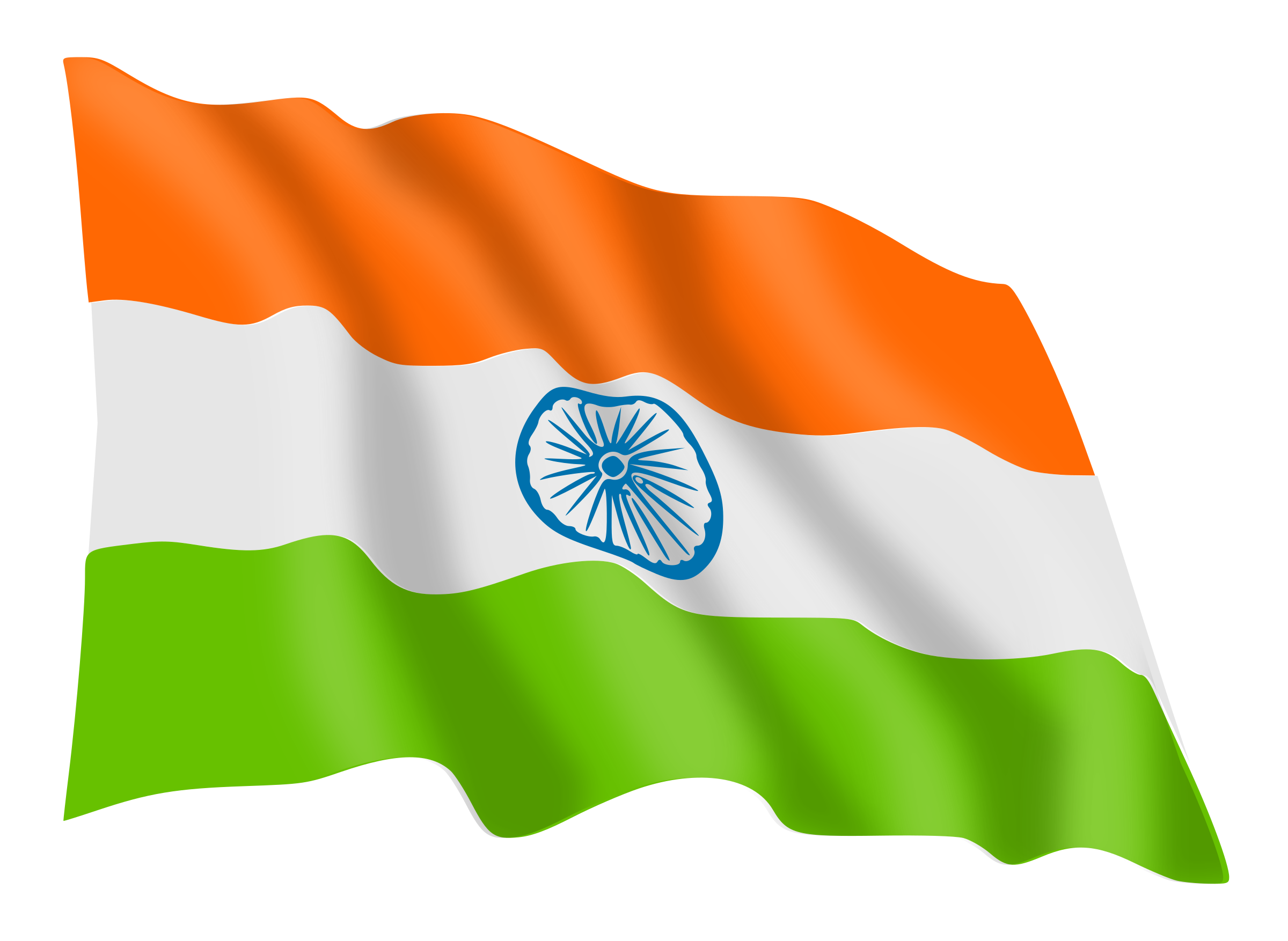 ธงอินเดียภาพโปร่งใส