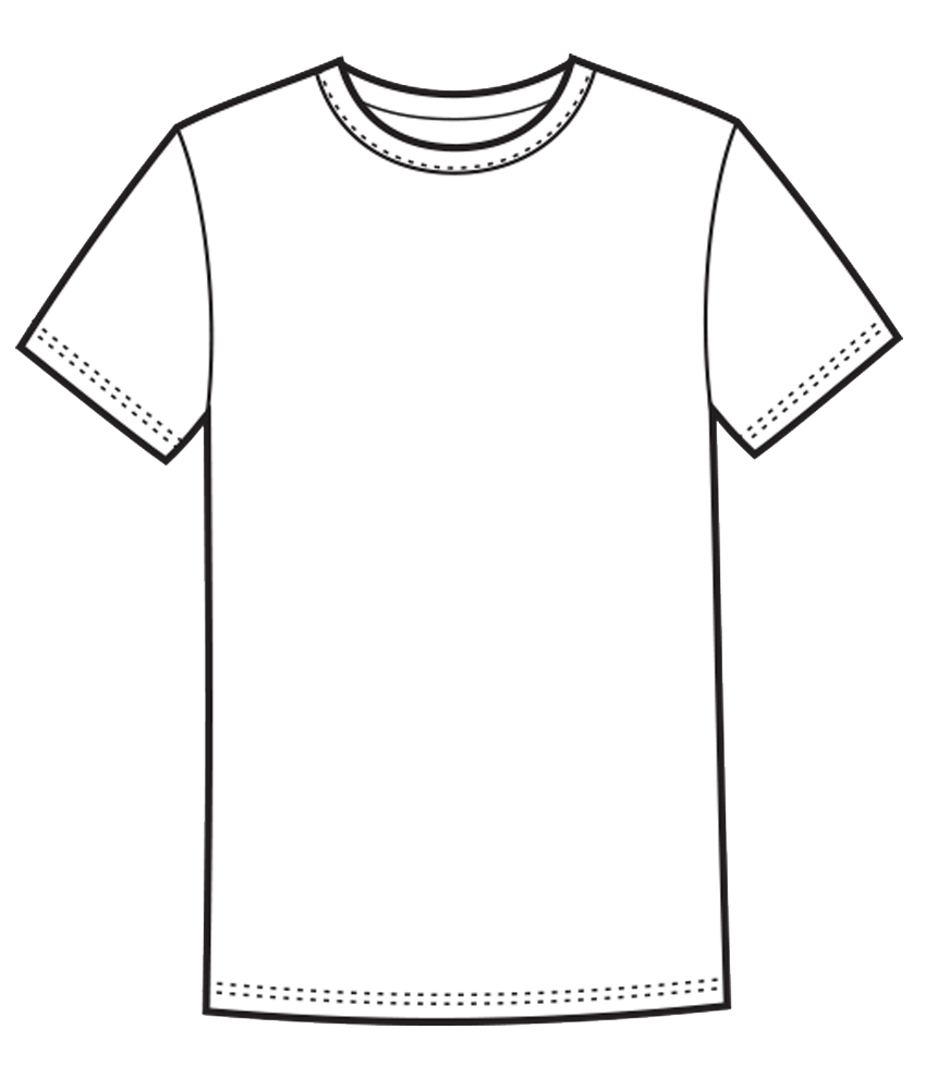 T-Shirt Template Free PNG Image | PNG Arts