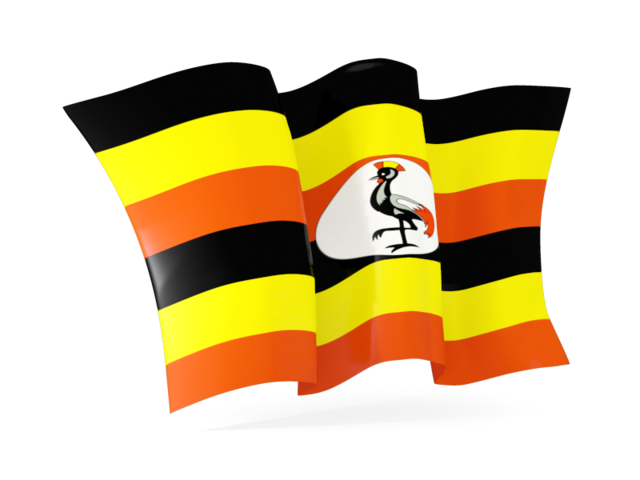 علم أوغندا PNG صورة