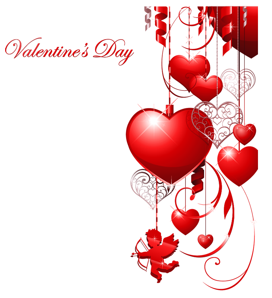 День Святого Валентина фон PNG скачать бесплатно