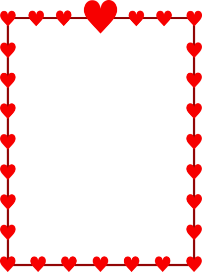 День Святого Валентина граница PNG высококачественное изображение