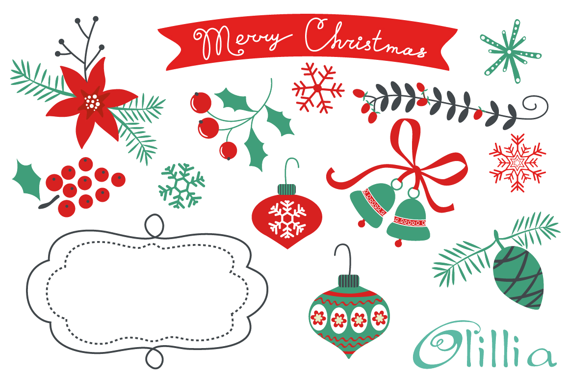 Xmas Elements PNG Photo