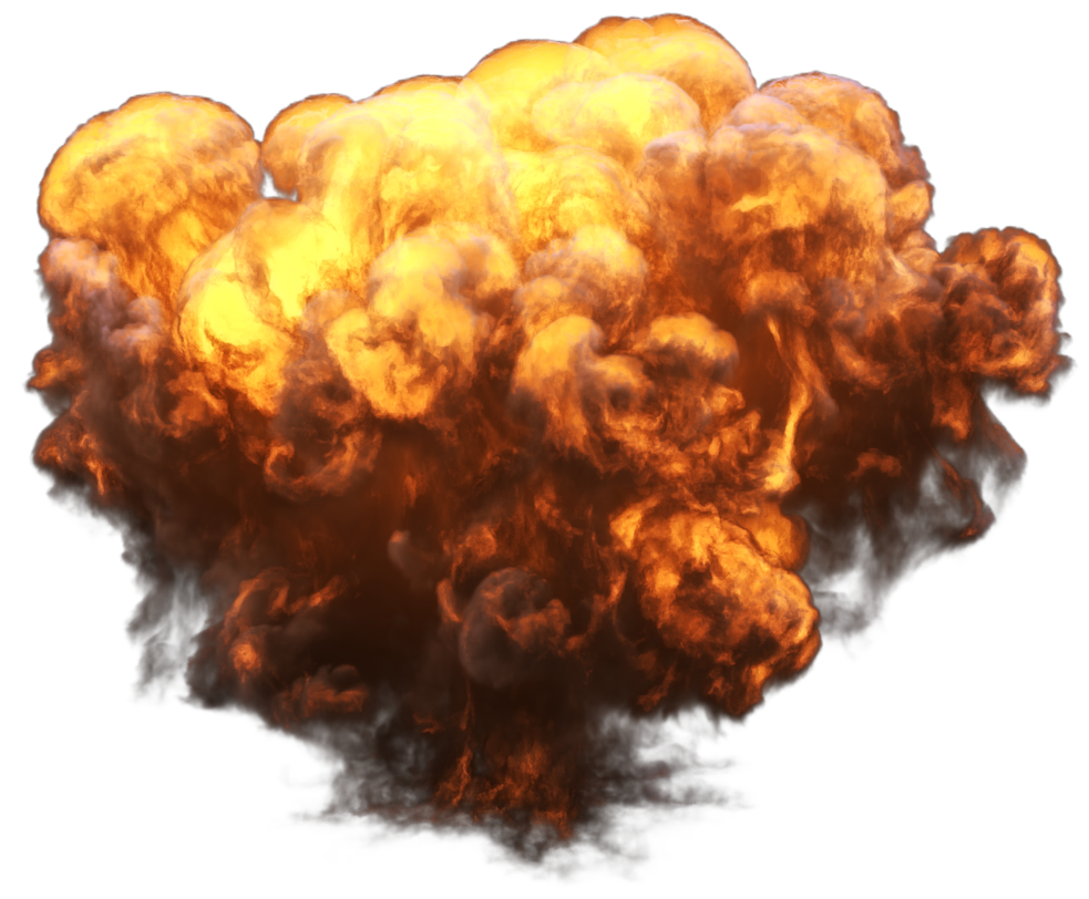 Imagen de PNG de explosión bomba
