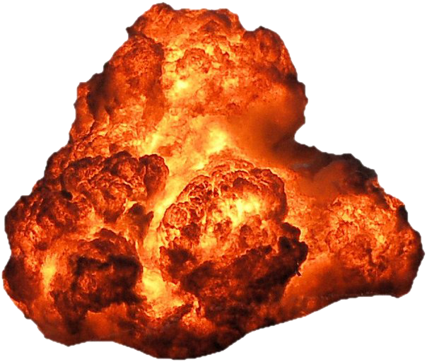 Bombe explodiert PNG-transparentes Bild