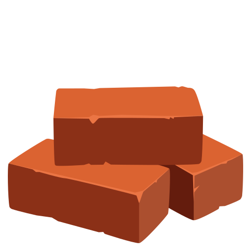 Bricks Emoji PNG image