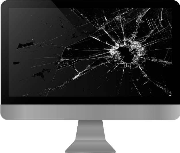 Сломанный экран PNG-изображение прозрачный фон