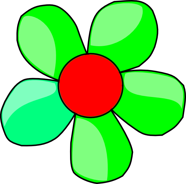 Cartoon Flowers PNG Transparent Image