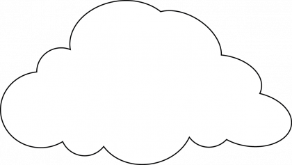 Cloud Outline PNG Picture