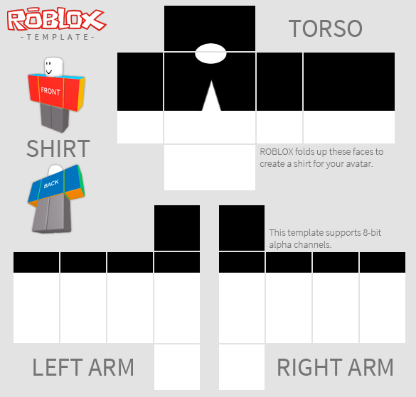 Download Roblox Template Roblox Templates Pinterest Template - Roblox Shirt  Template 2018 PNG Image with No Background 
