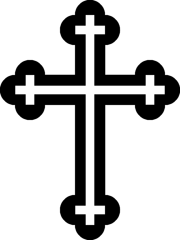 Крест прозрачный фон PNG