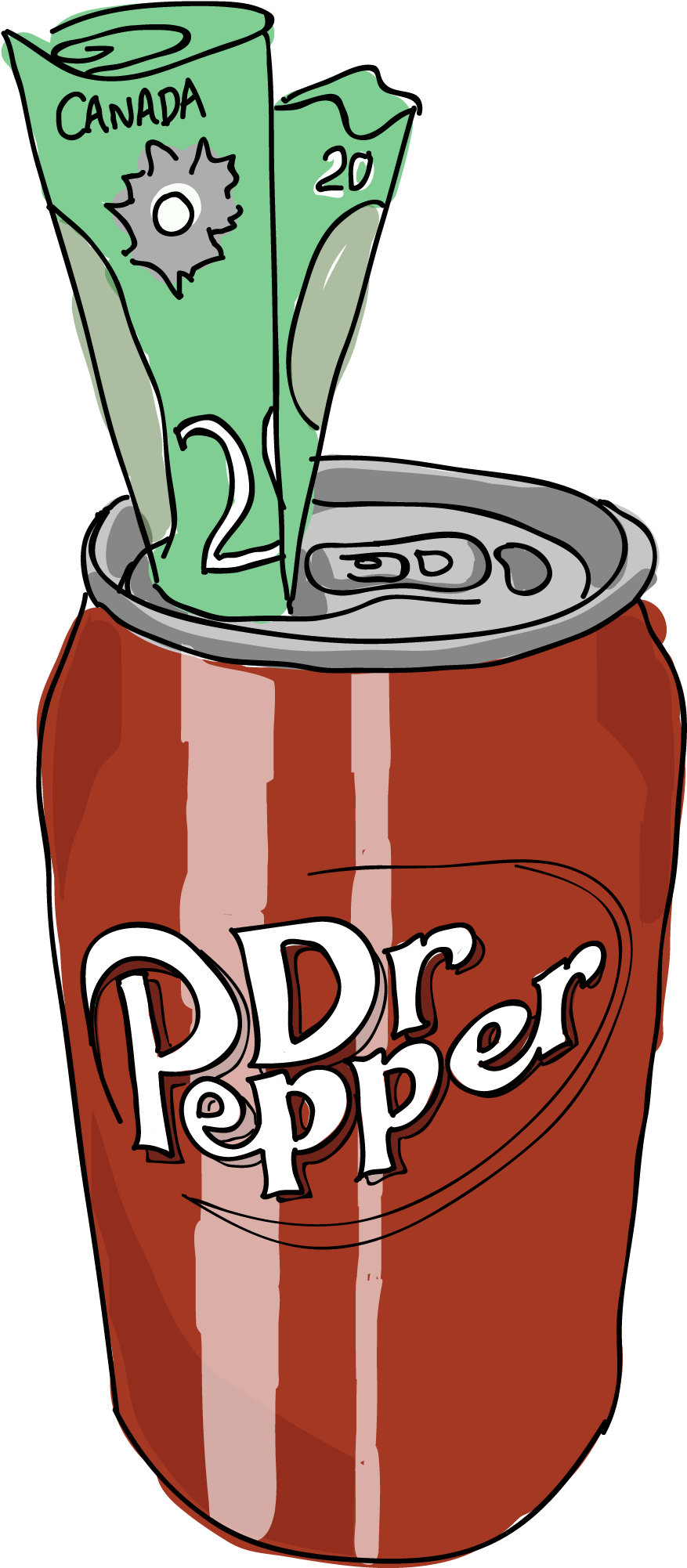 Dr Pepper dapat Transparan Gambar