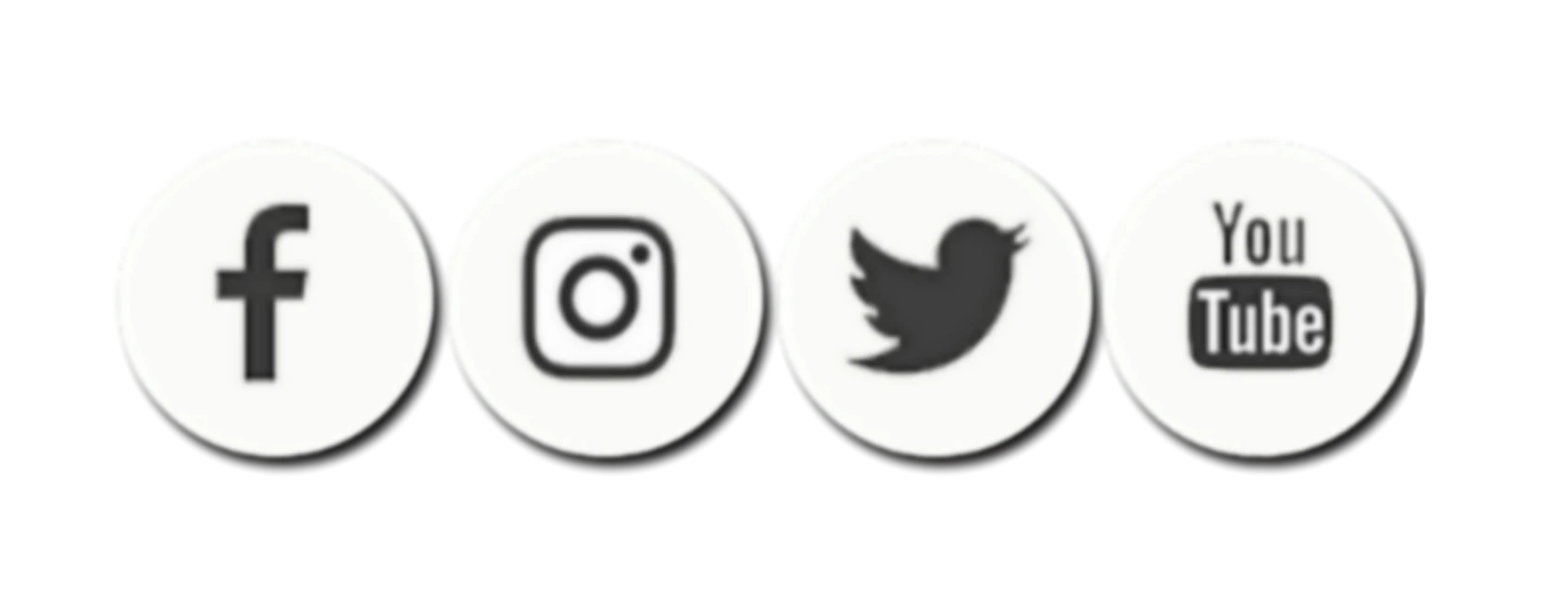 Facebook Instagram Youtube logo PNG image haute qualité