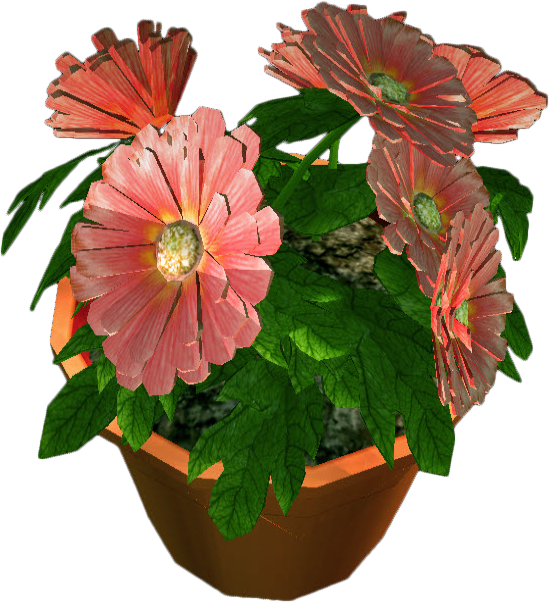 Pot de fleur PNG image fond Transparent
