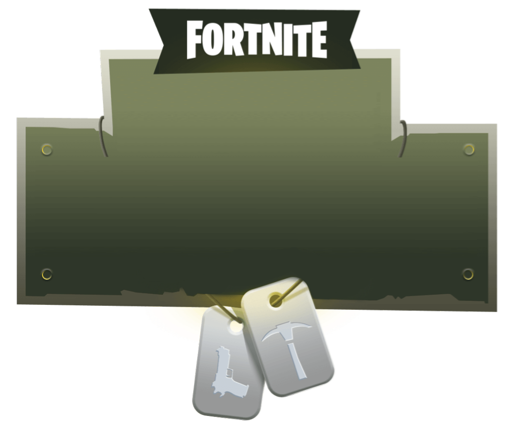 Fortnite Battle Royale logo PNG image de fond