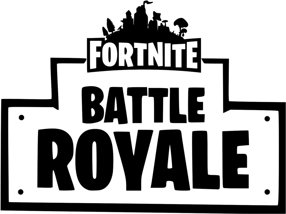 Fortnite battle royale logo PNG Afbeelding achtergrond