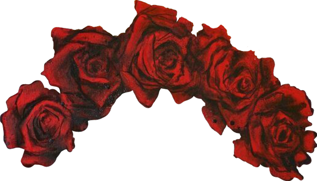 Розовый цветок корона PNG Image