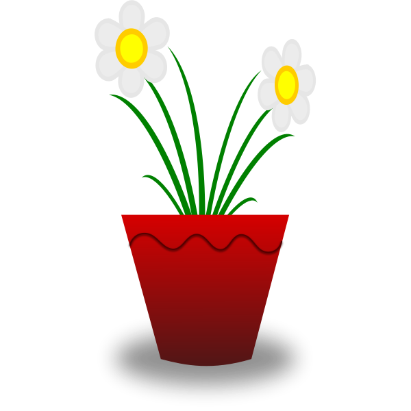 Pot de fleurs de vecteur PNG Télécharger limage