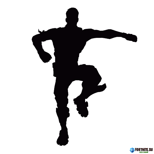 Vector Fortnite Floss Silhouette PNG PG | PNG Arts