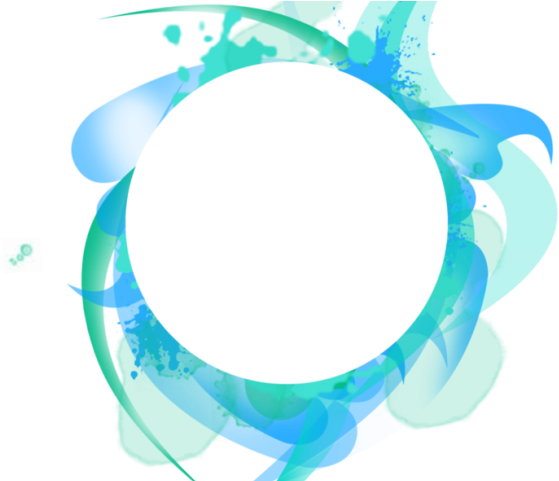Abstracte blauwgroen frame PNG hoogwaardige Afbeelding