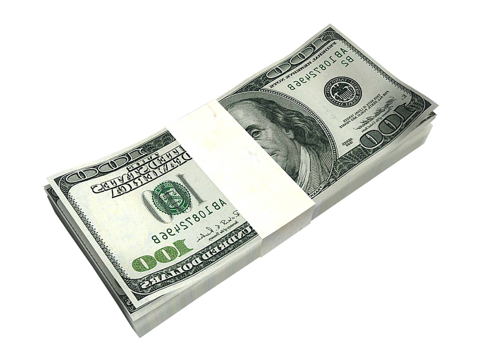 Американский сотни долларов Билл PNG Image
