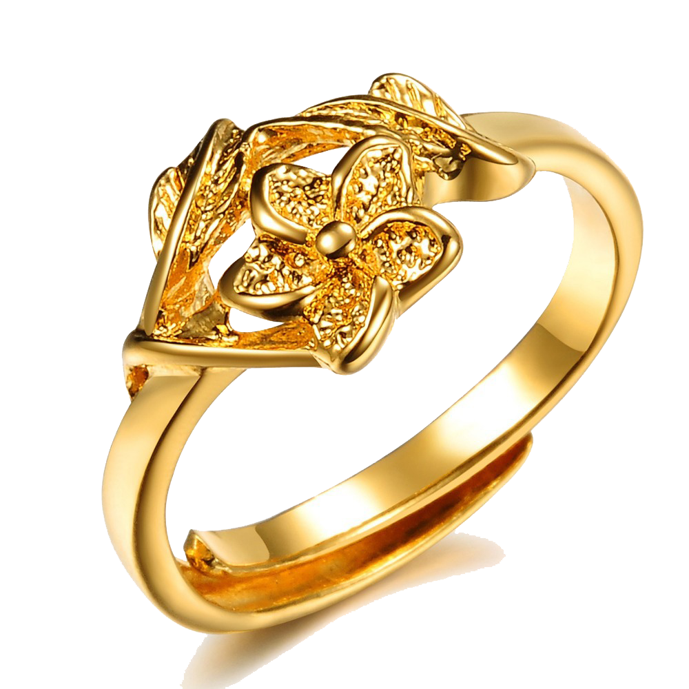 Anniversary Fundo de imagem de anel de ouro PNG