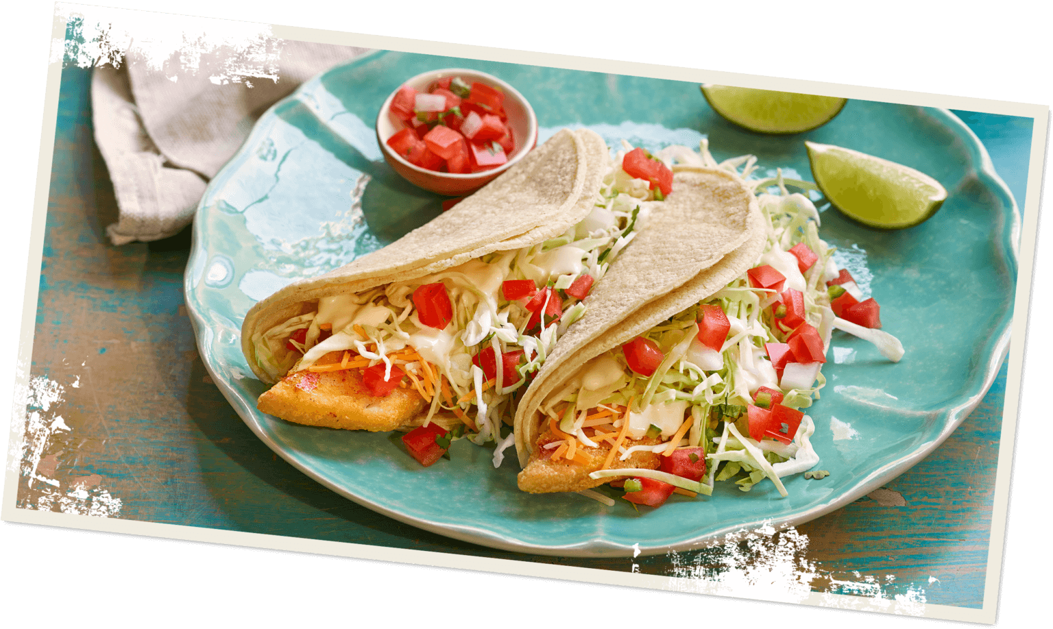 Bell Pepper Fish Taco PNG Unduh Image