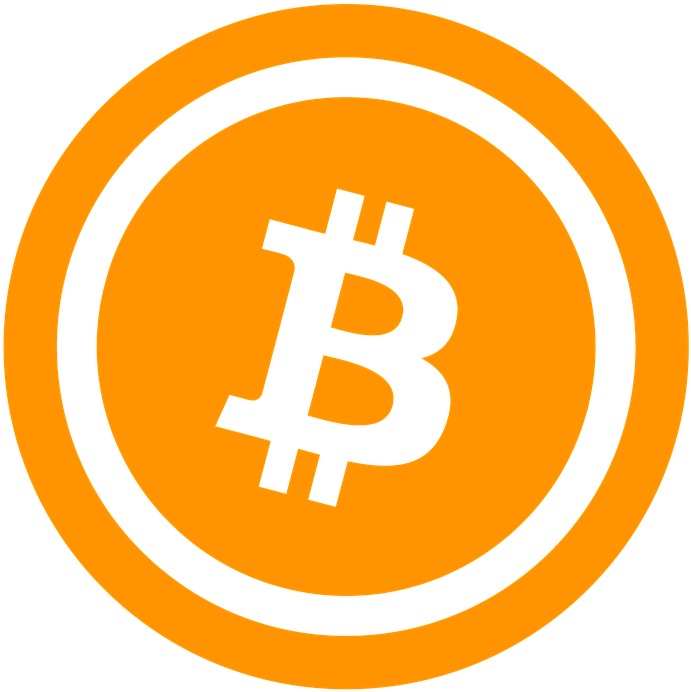 Imagen Transparente de la moneda digital de Bitcoin
