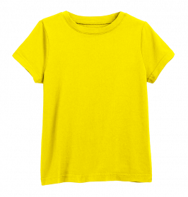 Blank Yellow T-Shirt Transparent Image