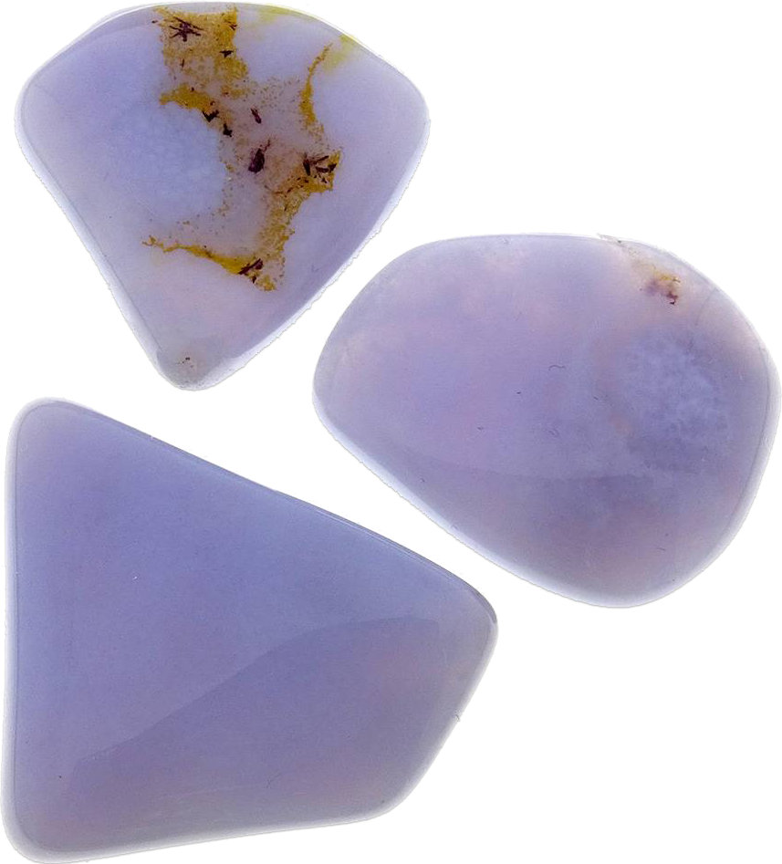 Blauwe chalcedoon PNG-Afbeelding