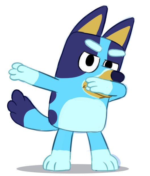 Bluey Dog PNG Image Background PNG Arts