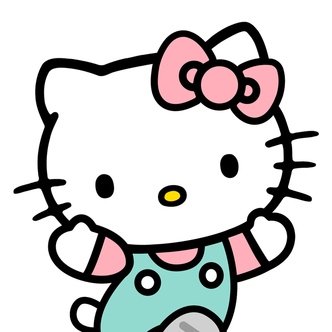 Hello Kitty Paper Sticker Decal Hello Png Download 50 - vrogue.co