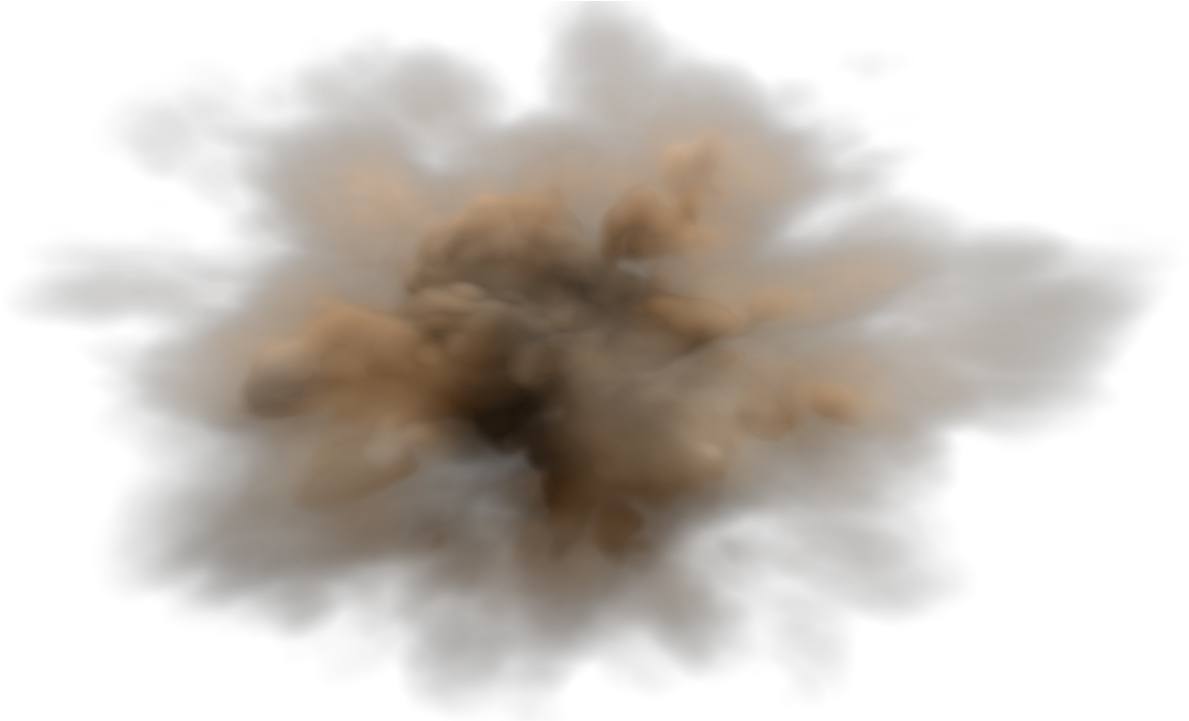 Dust Brown Smoke PNG High-Quality Image