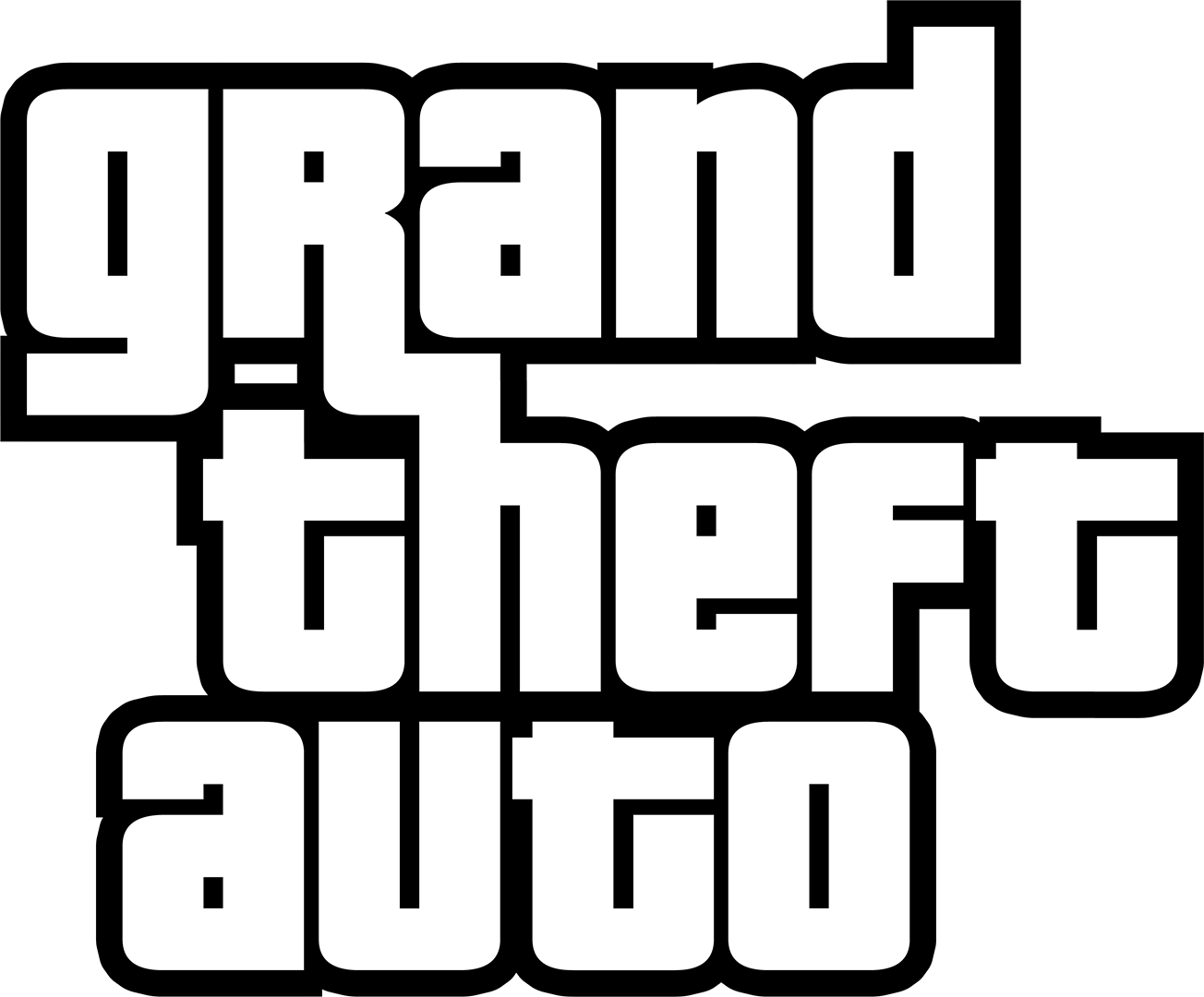 Imagem de alta qualidade do logotipo GTA PNG