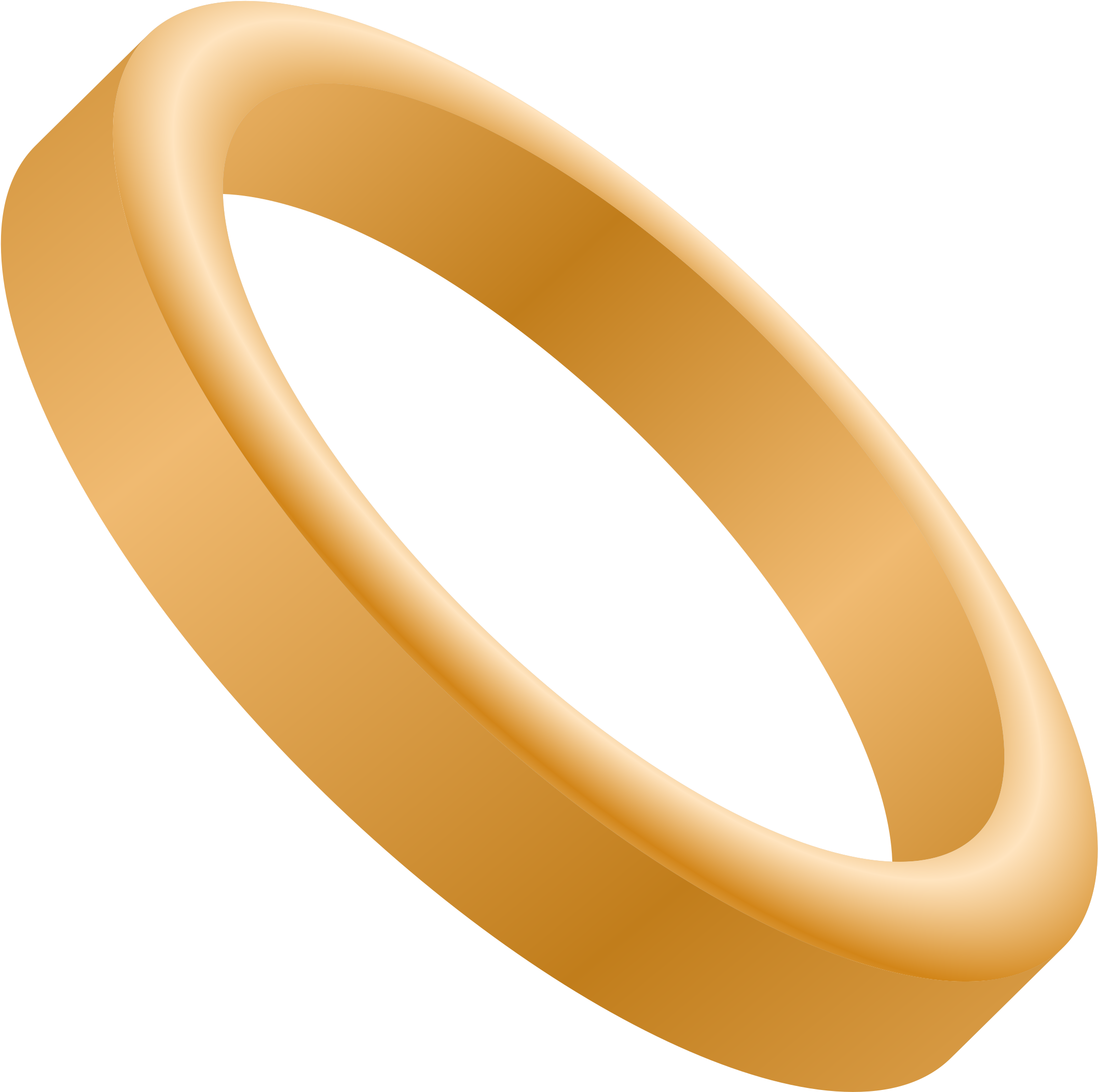 Golden Ring PNG ภาพโปร่งใส
