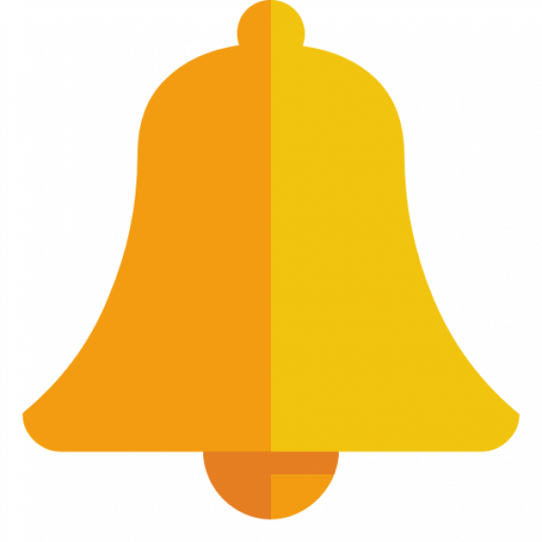 Golden YouTube Bell icon PNG Télécharger limage