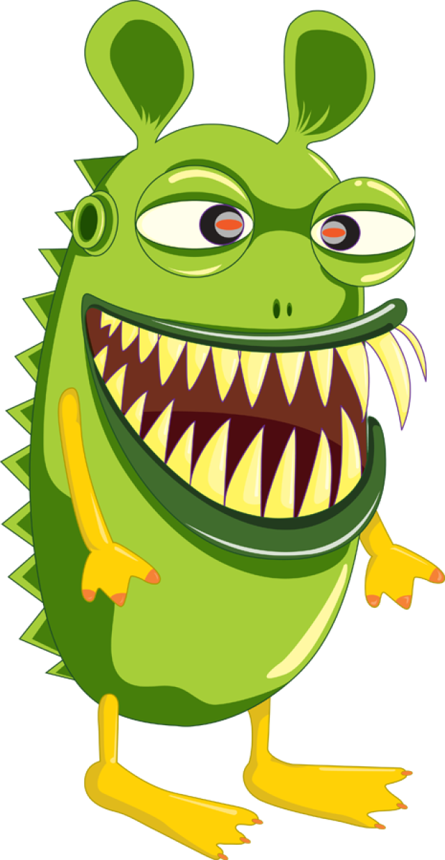 Grünes Monster PNG Transparentes Bild
