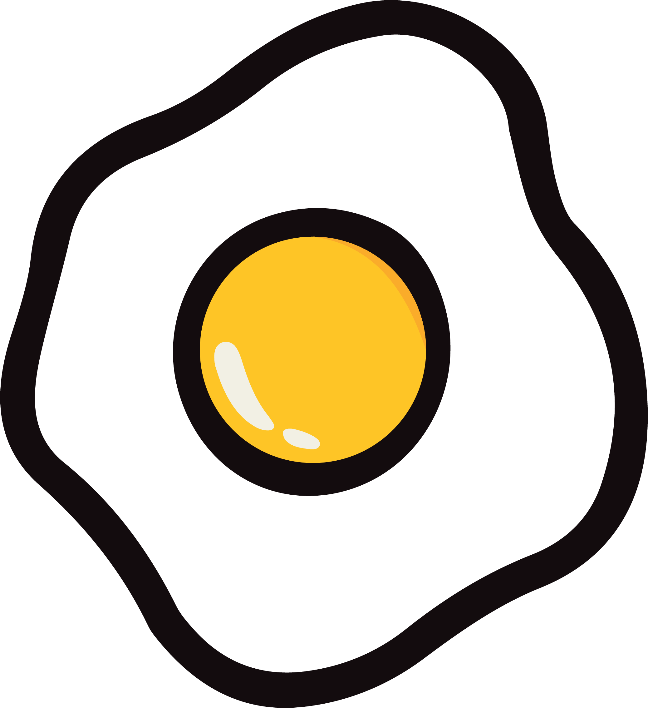 Yarım yumurta kızartılmış ücretsiz PNG Görüntü