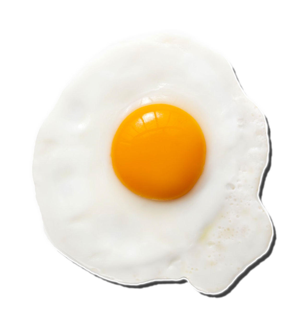Yarım yumurta kızartılmış PNG yüksek kaliteli Görüntü